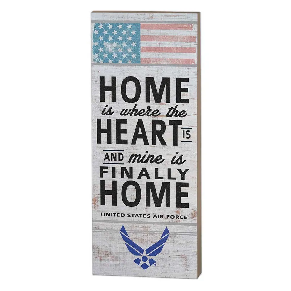 7.62 Design Home Products Air Force First You Become targa 18x46 cm
