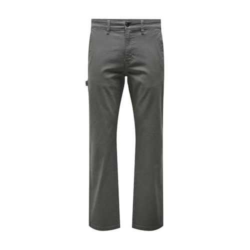 Only & Sons Edge Loose Work pantaloni uomo kaki 31W/32L