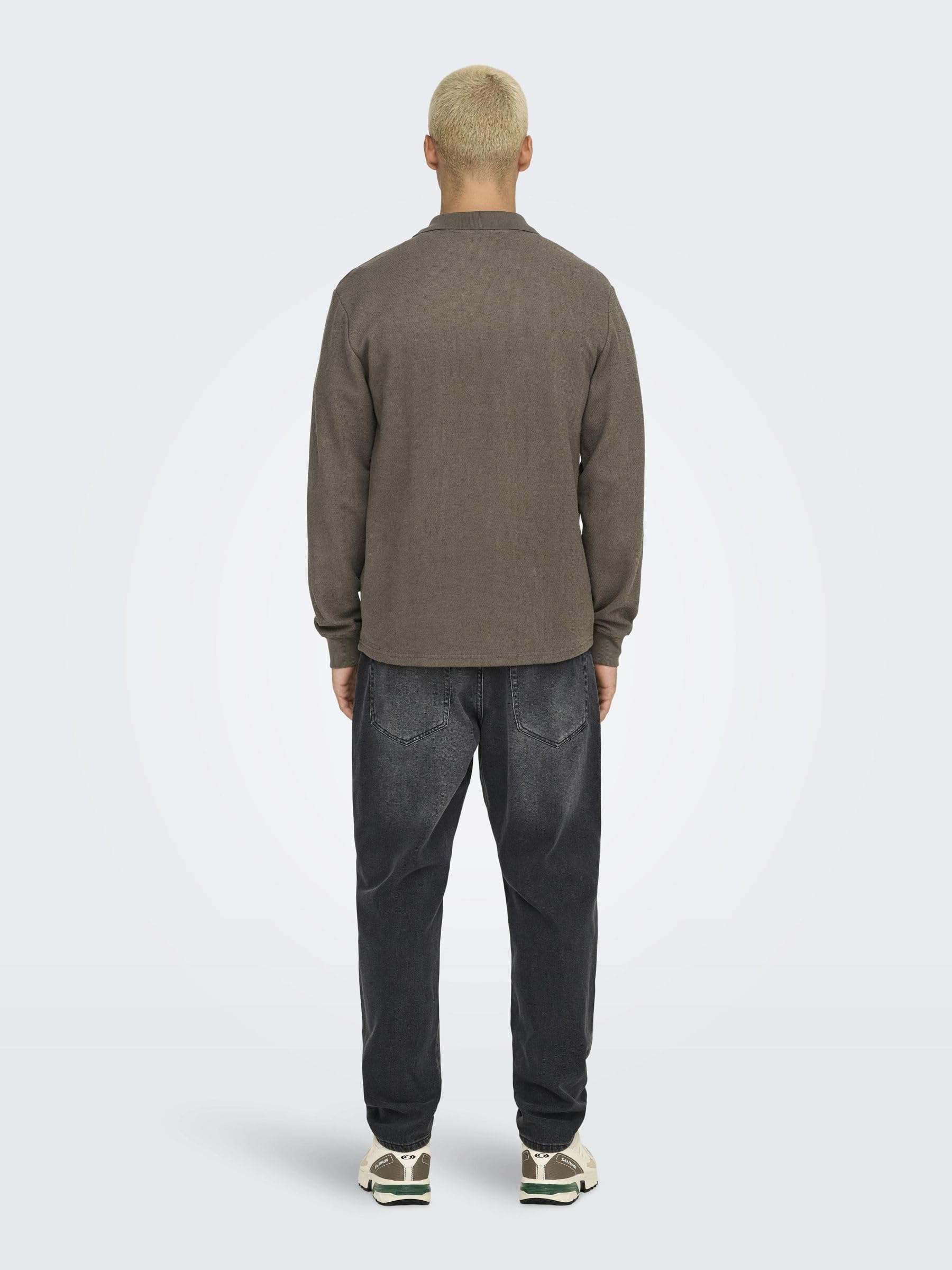 Only & Sons Onstrevor Reg LS Polo Uomo XXL manica lunga