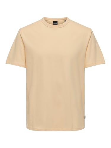 ONLY & SONS Onssmart T-shirt uomo L gialla cotone