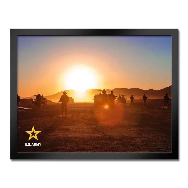 7.62 Design US Army Soldiers stampa incorniciata 14x20