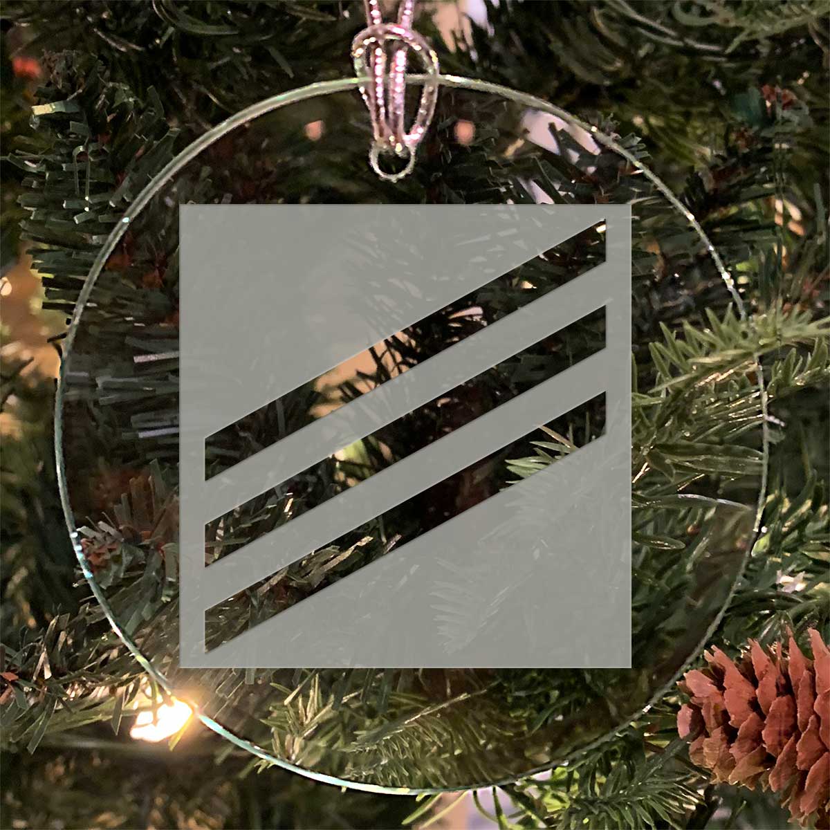 7.62 Design Eagle Ornamento Vetro Natale 7,6 cm Navy