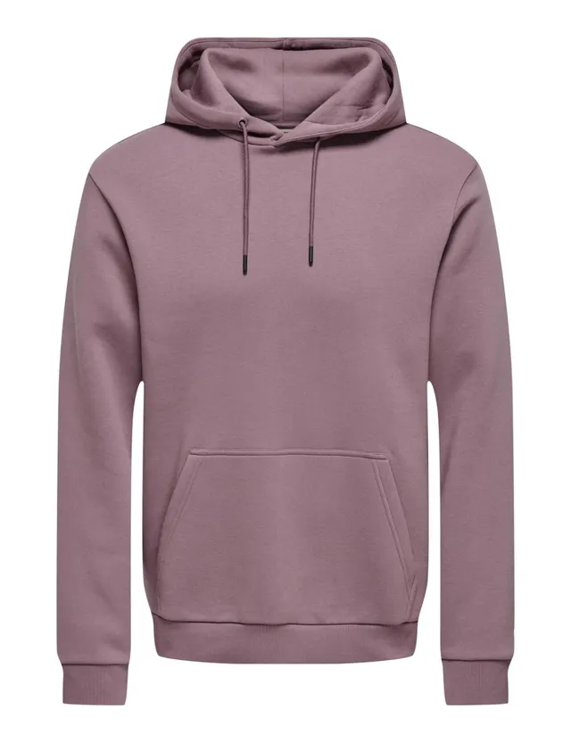 ONLY & SONS Onsceres felpa cappuccio Twilight Mauve XS
