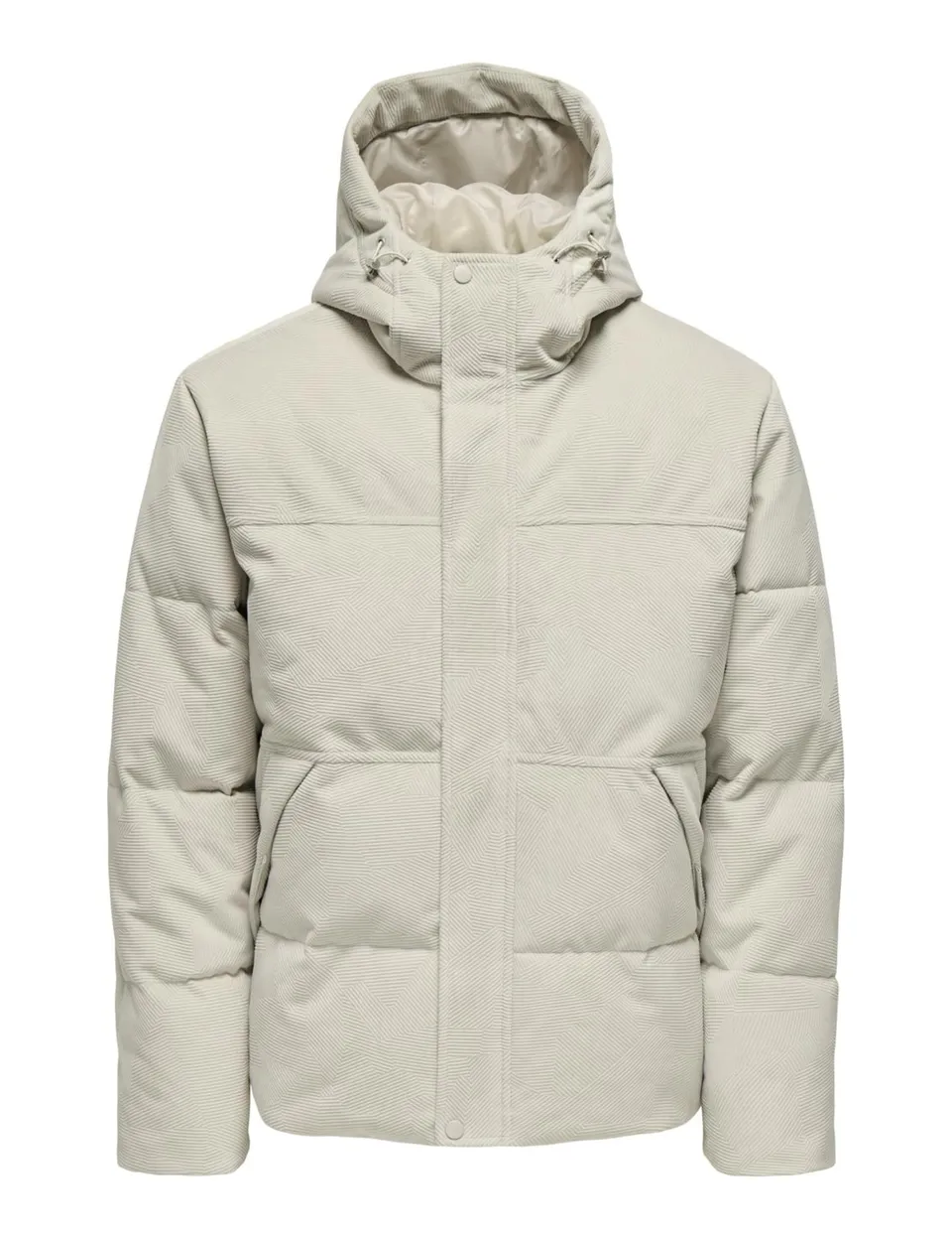 ONLY & SONS Onsjett Struc Piumino Nero XXL