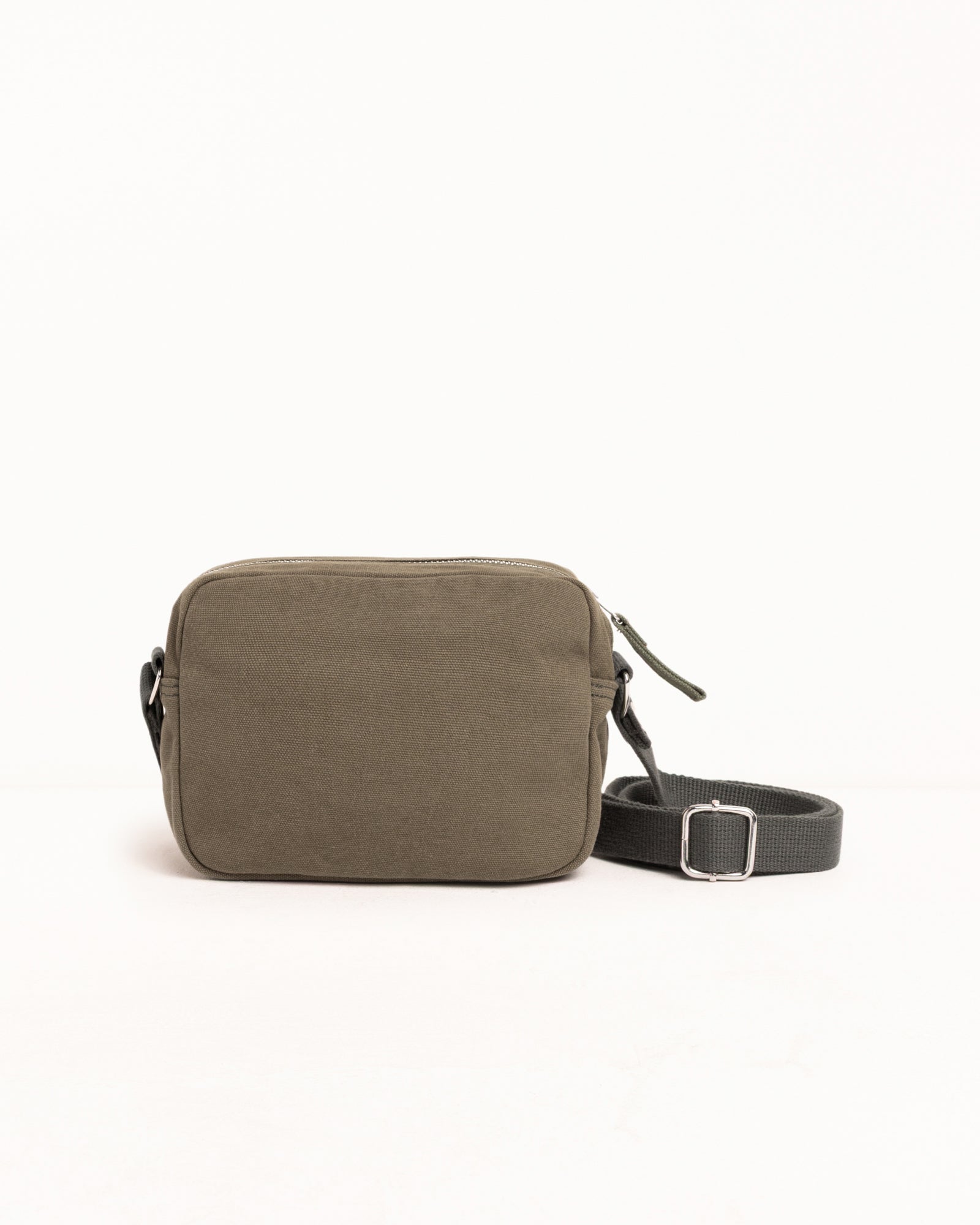 Stussy Canvas Pouch pochette verde 19x14x7 cm cotone