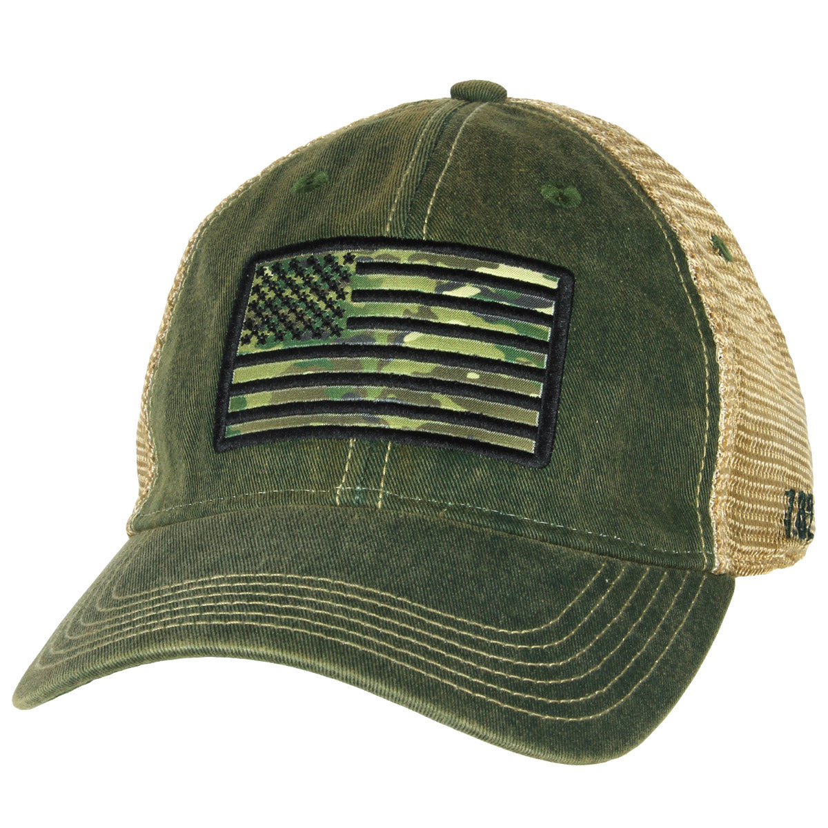 7.62 Design Camo Flag cappello trucker verde taglia unica
