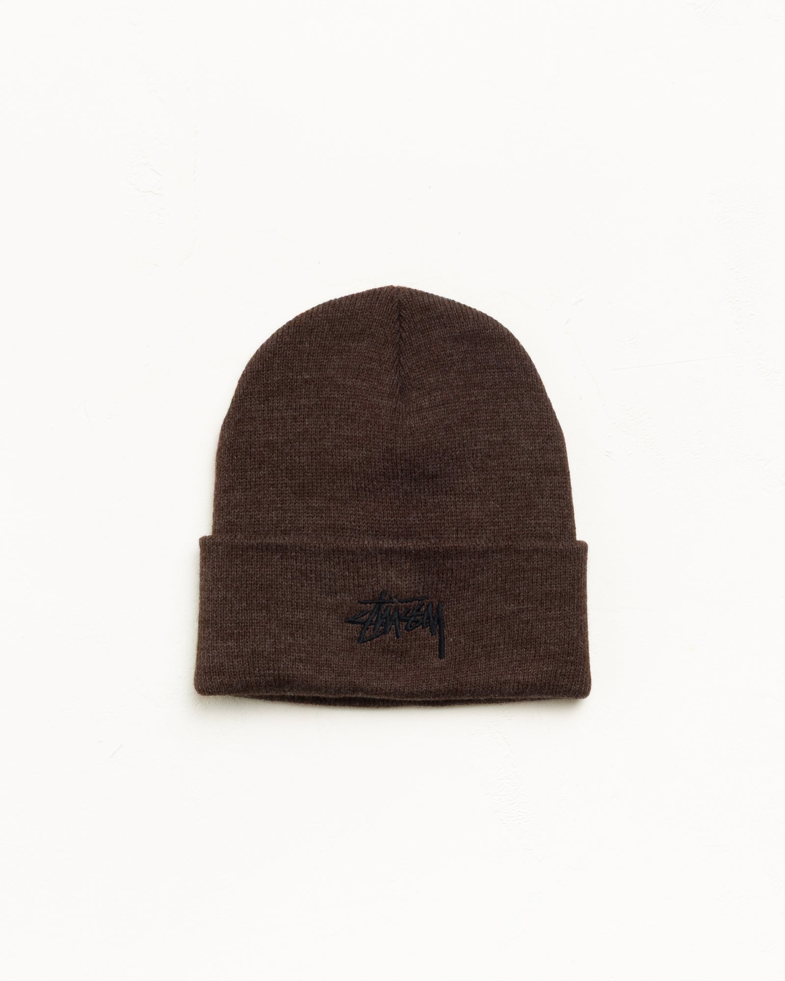 Stussy Headwear Cuff Beanie Stock berretto heather brown