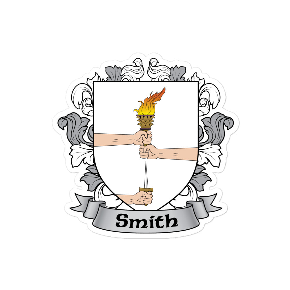 7.62 Design Smith Family Coat of Arms adesivo vinile 3x3 stemma