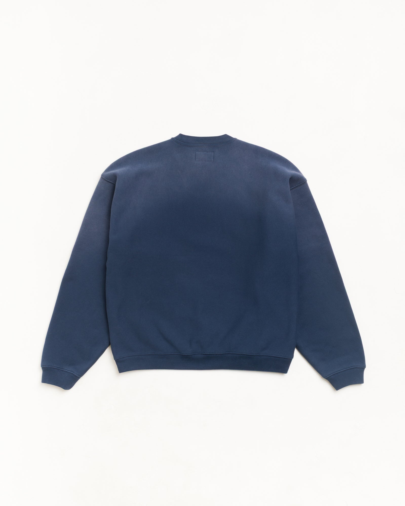 Stussy Felpa Girocollo Oversize felpa Navy cotone 500 gsm
