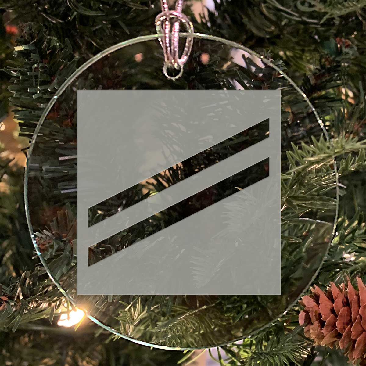 7.62 Design Eagle Ornamento Vetro Natale 7,6 cm Navy