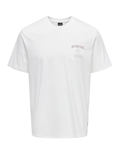 Only & Sons Onskye T-shirt Uomo Cloud Dancer Deriva M
