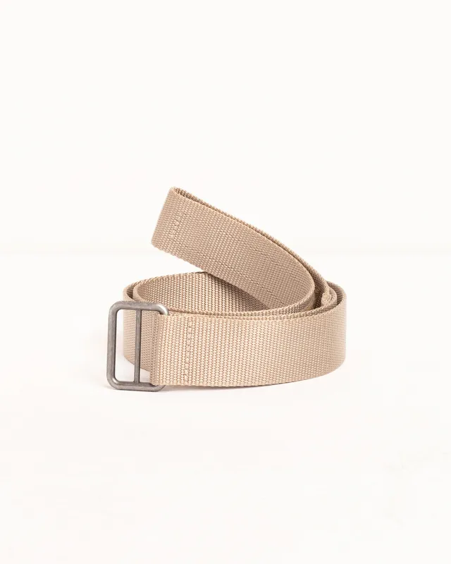 Stussy Utility Belt cintura sand nylon fibbia metallo