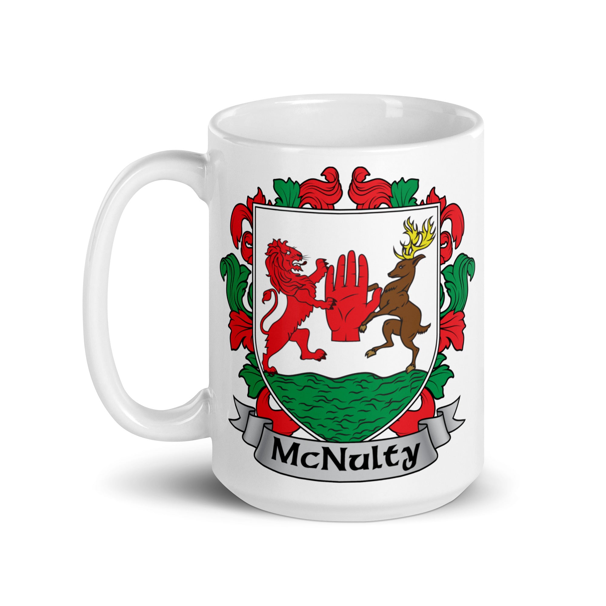 7.62 Design McNulty Irish Crest Mug ceramica 15oz stemma