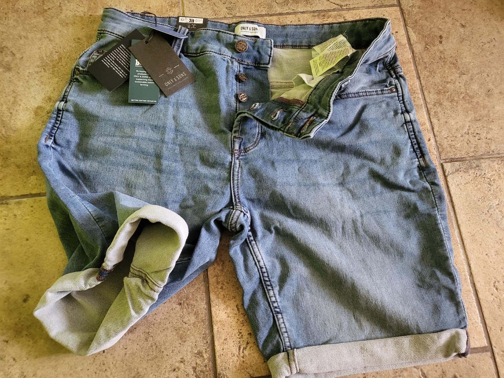 ONLY & SONS Ply Shorts Uomo Regular Vita Media