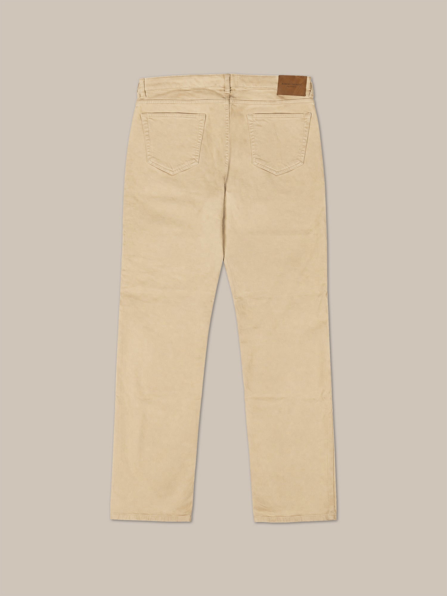 Robert Talbott Pablo Comfort Pantaloni Khaki cotone stretch