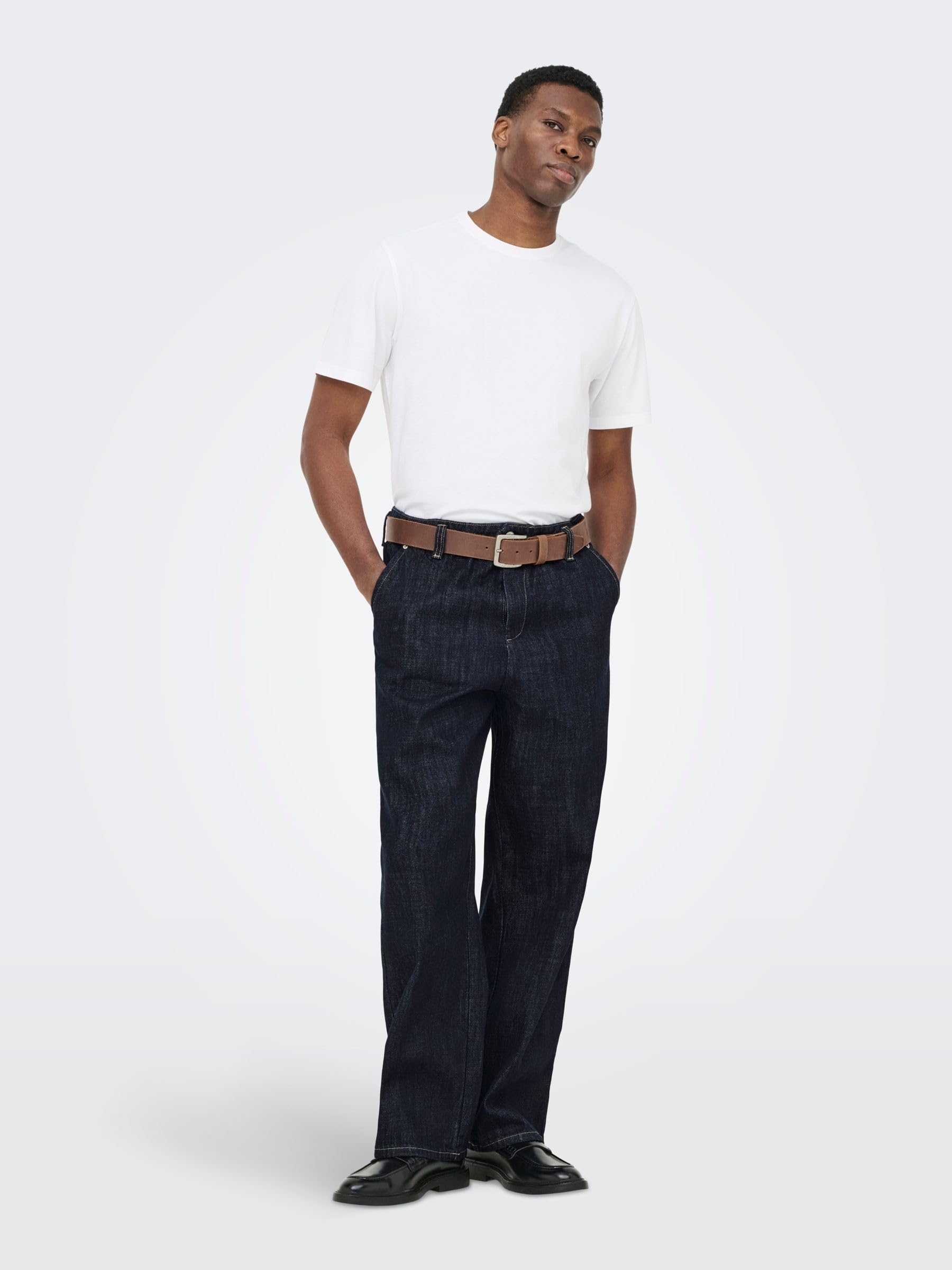 Only & Sons Onsdani Jeans Uomo Blu Scuro 32W/34L