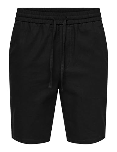 Only & Sons Onslinus loose fit shorts uomo in lino