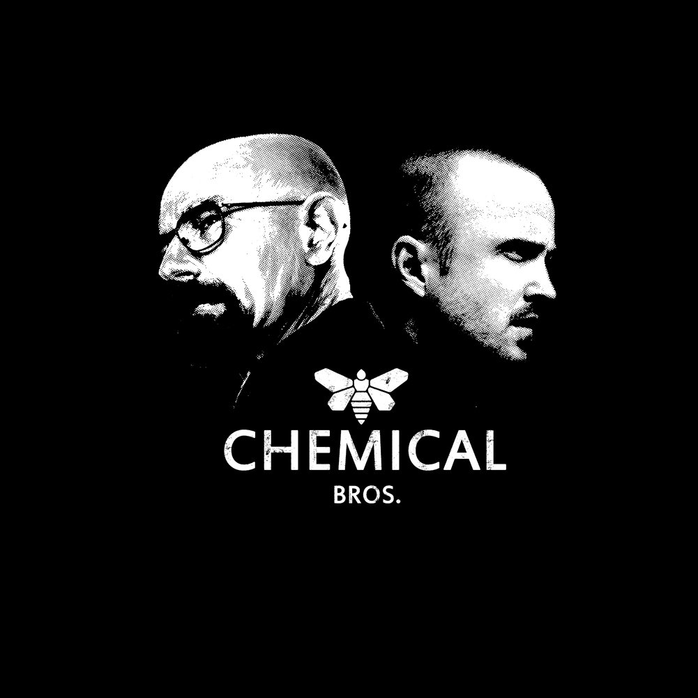MAKAYA Chemical Bros Maglietta Donna Cotone Taglia L