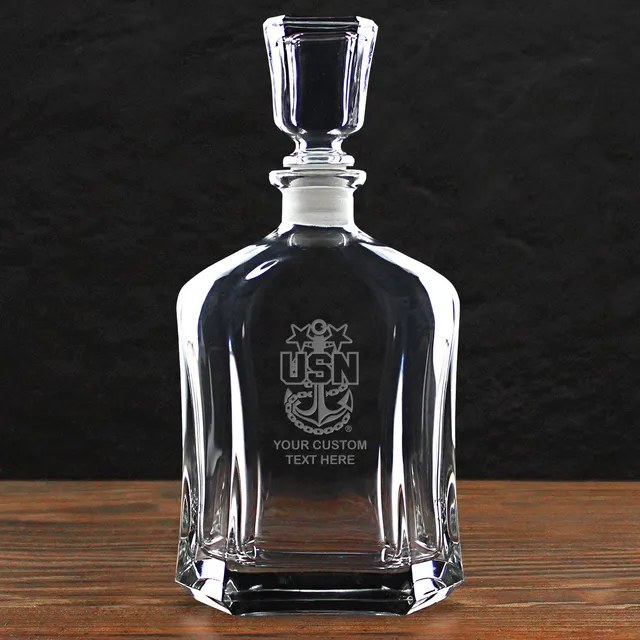 7.62 Design US Navy Eagle decanter whiskey vetro 23.75oz