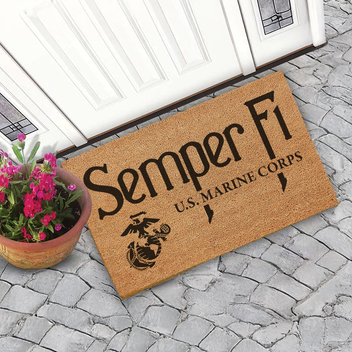 7.62 Design USMC Semper Fi zerbino cocco 45x76 cm
