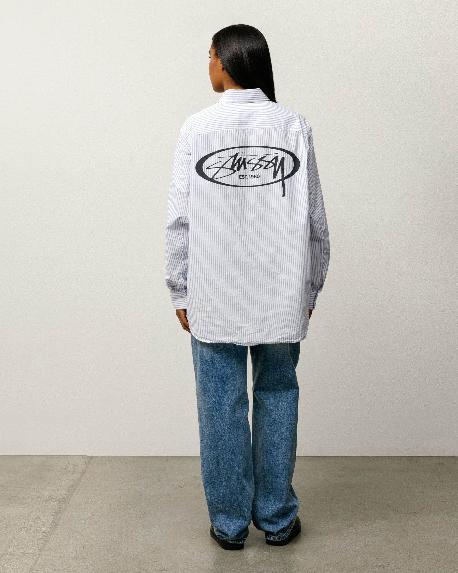 Stussy New Classic Jean jeans indigo stone wash 32