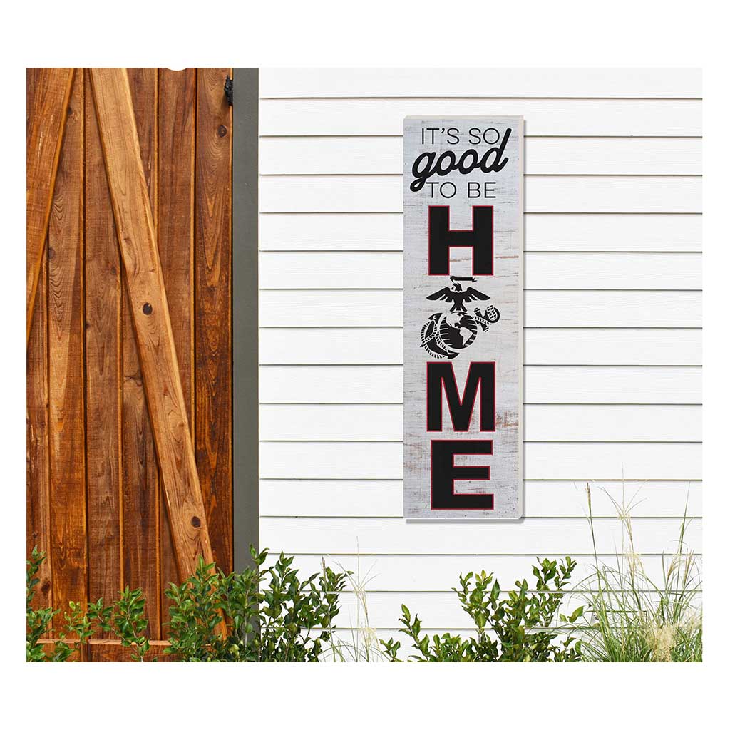 7.62 Design USMC Good To Be Home insegna 10x35 PVC
