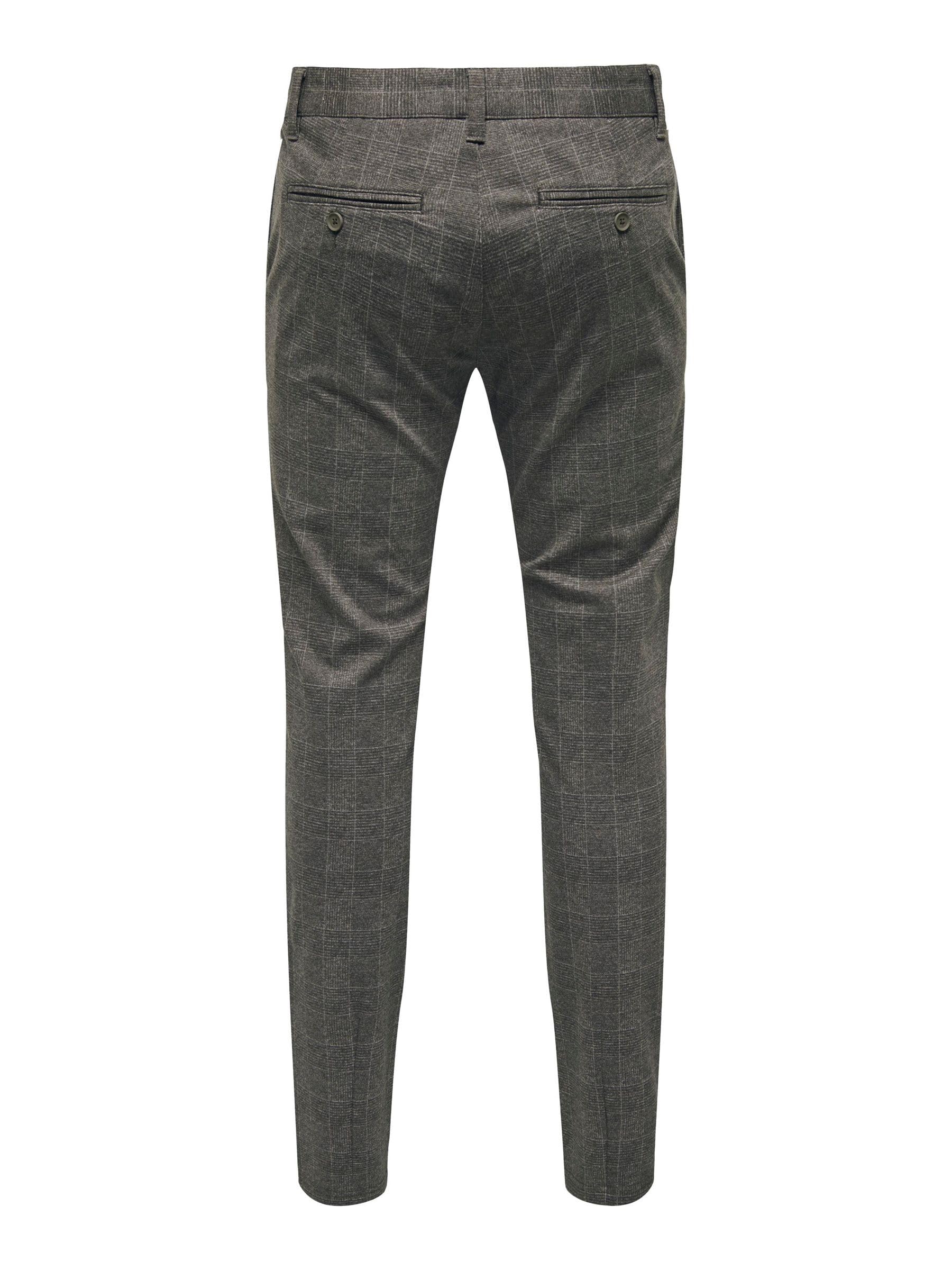 Only & Sons Onsmark Slim pantaloni chino nero slim fit