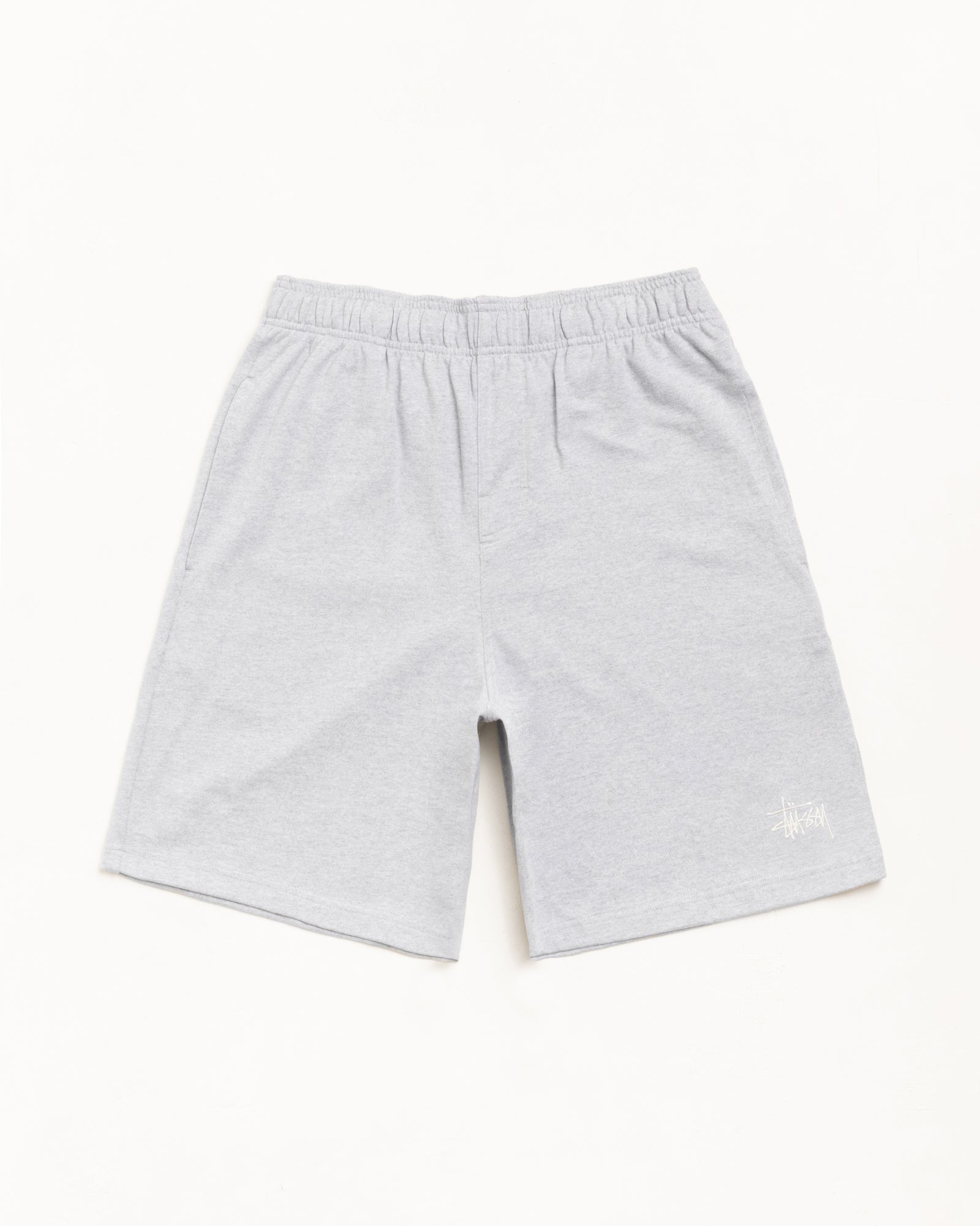 Stussy Shorts Jersey Short pantaloncini grigio 100% cotone