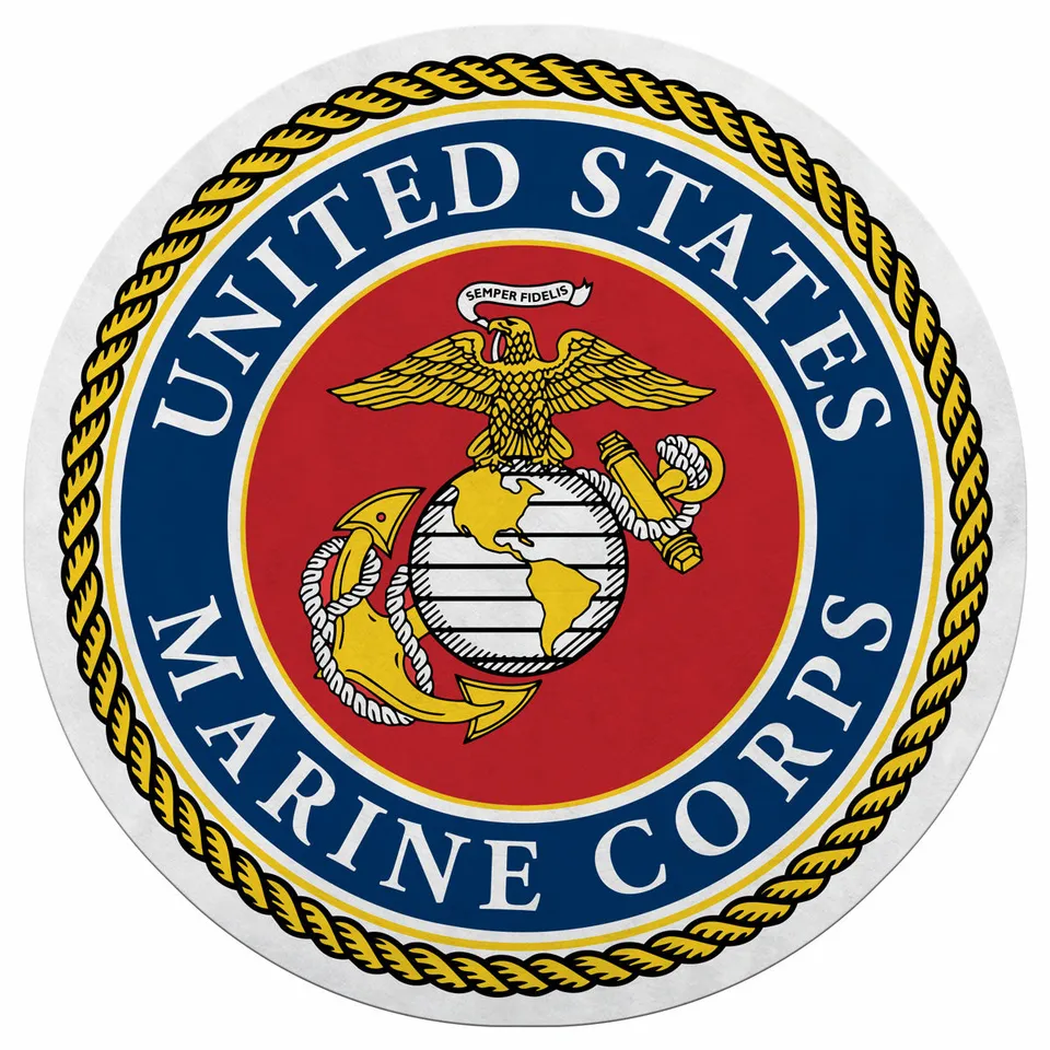 7.62 Design USMC Seal Gagliardetto feltro 45x45 cm