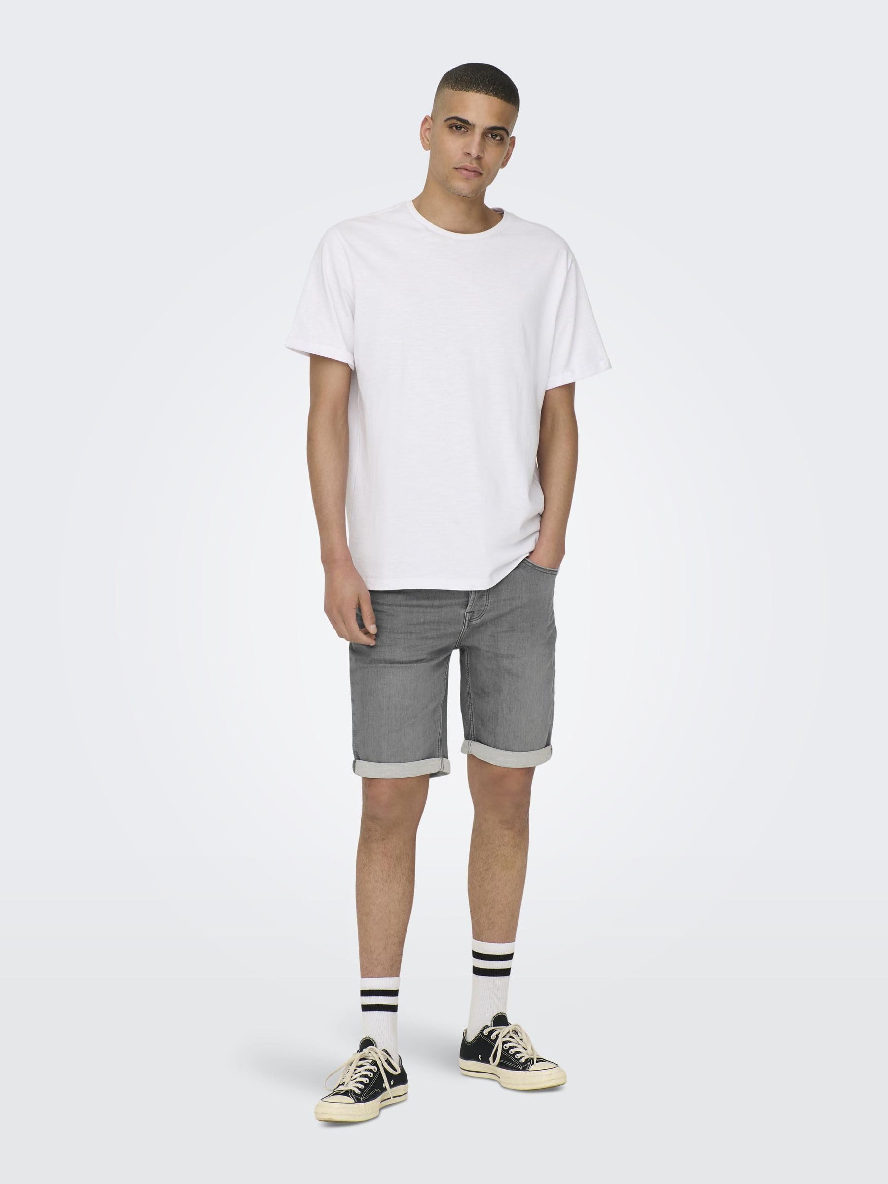 ONLY & SONS Ply Shorts Denim Blu Vita Media