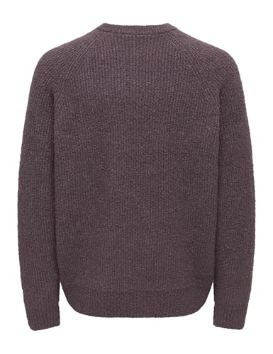 ONLY & SONS Onsdale Maglione Uomo Girocollo Regular Nero