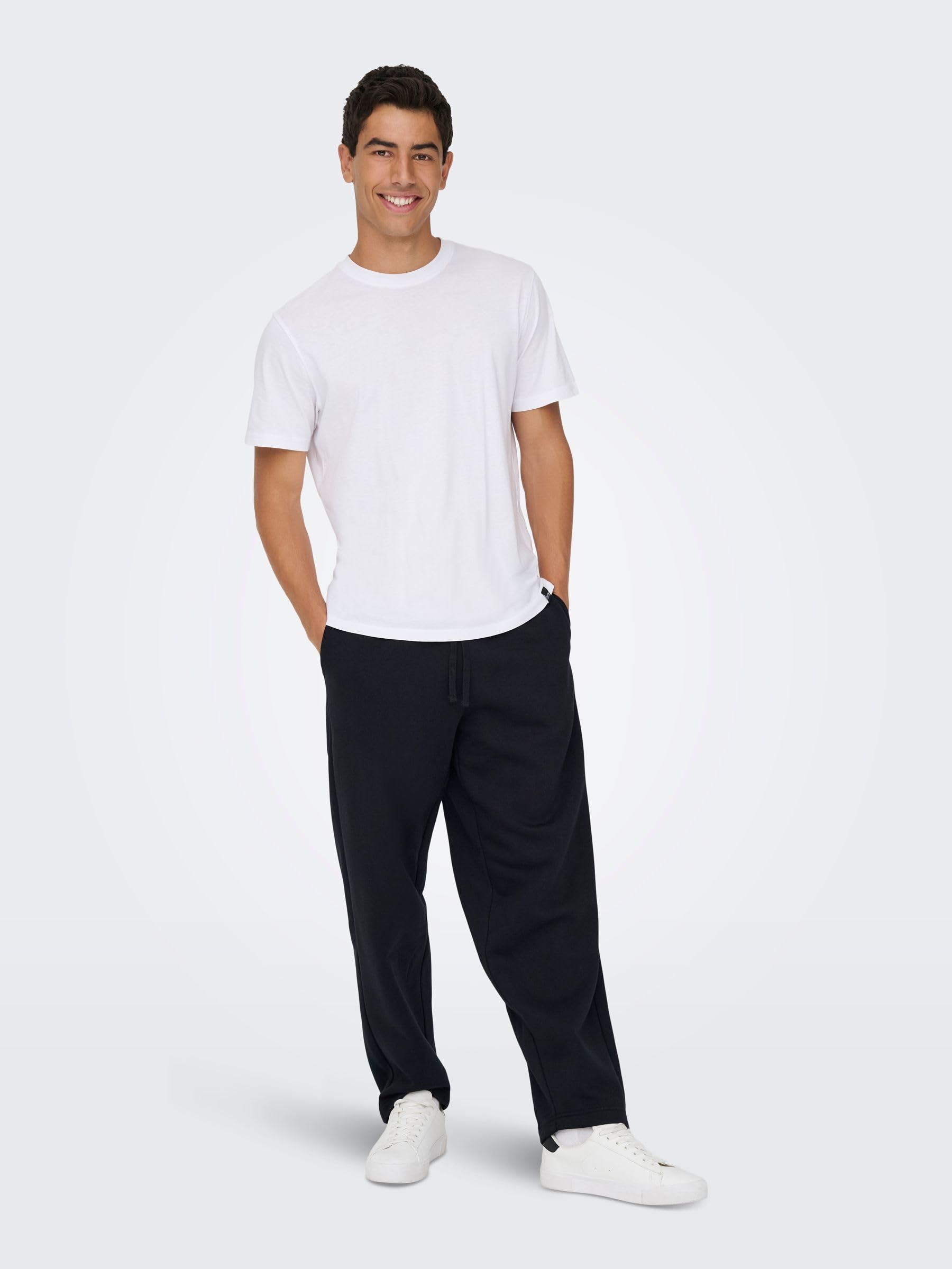 Only & Sons Onsceres Wide pantalone tuta uomo nero taglia M