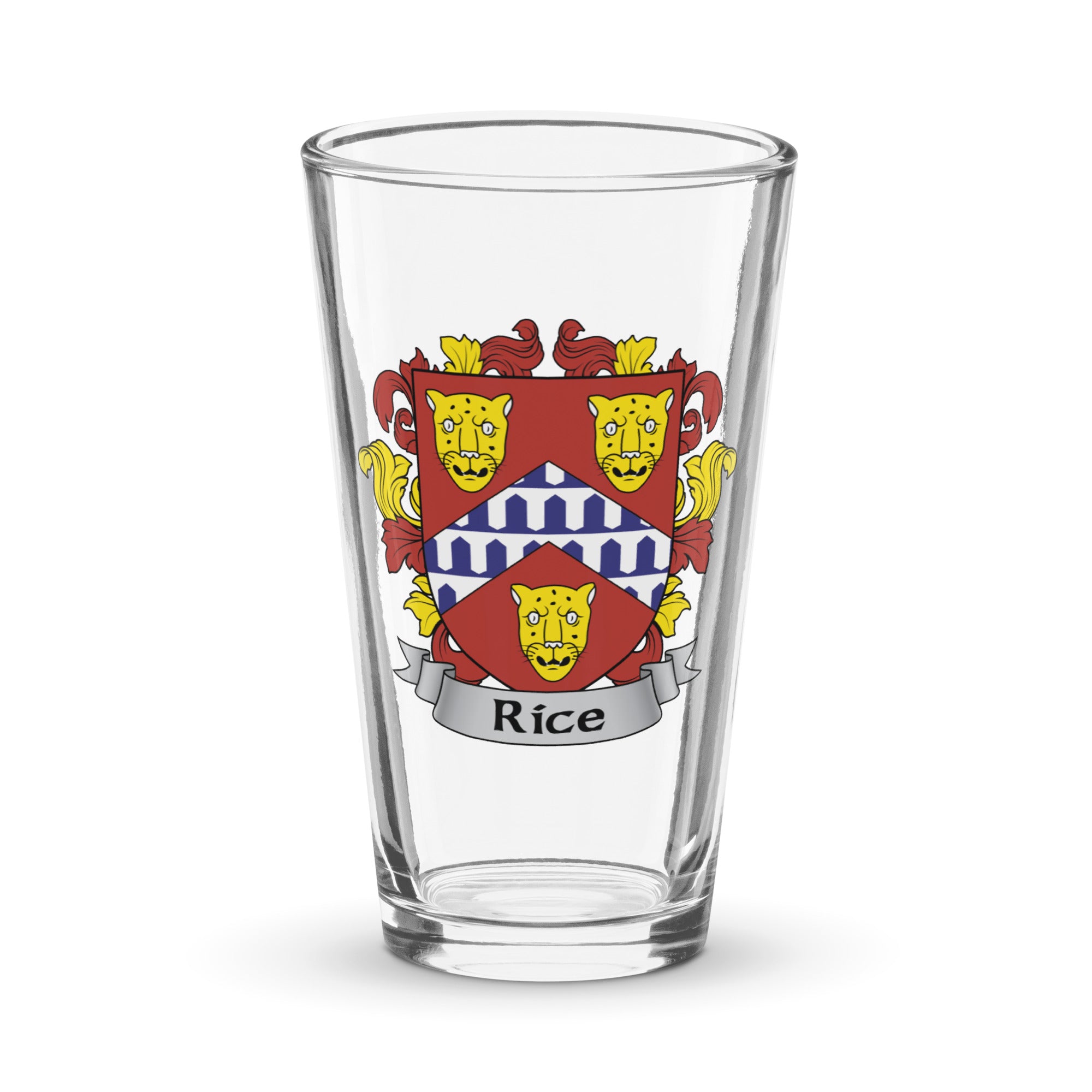 7.62 Design Rice bicchiere pinta 16oz stemma irlandese