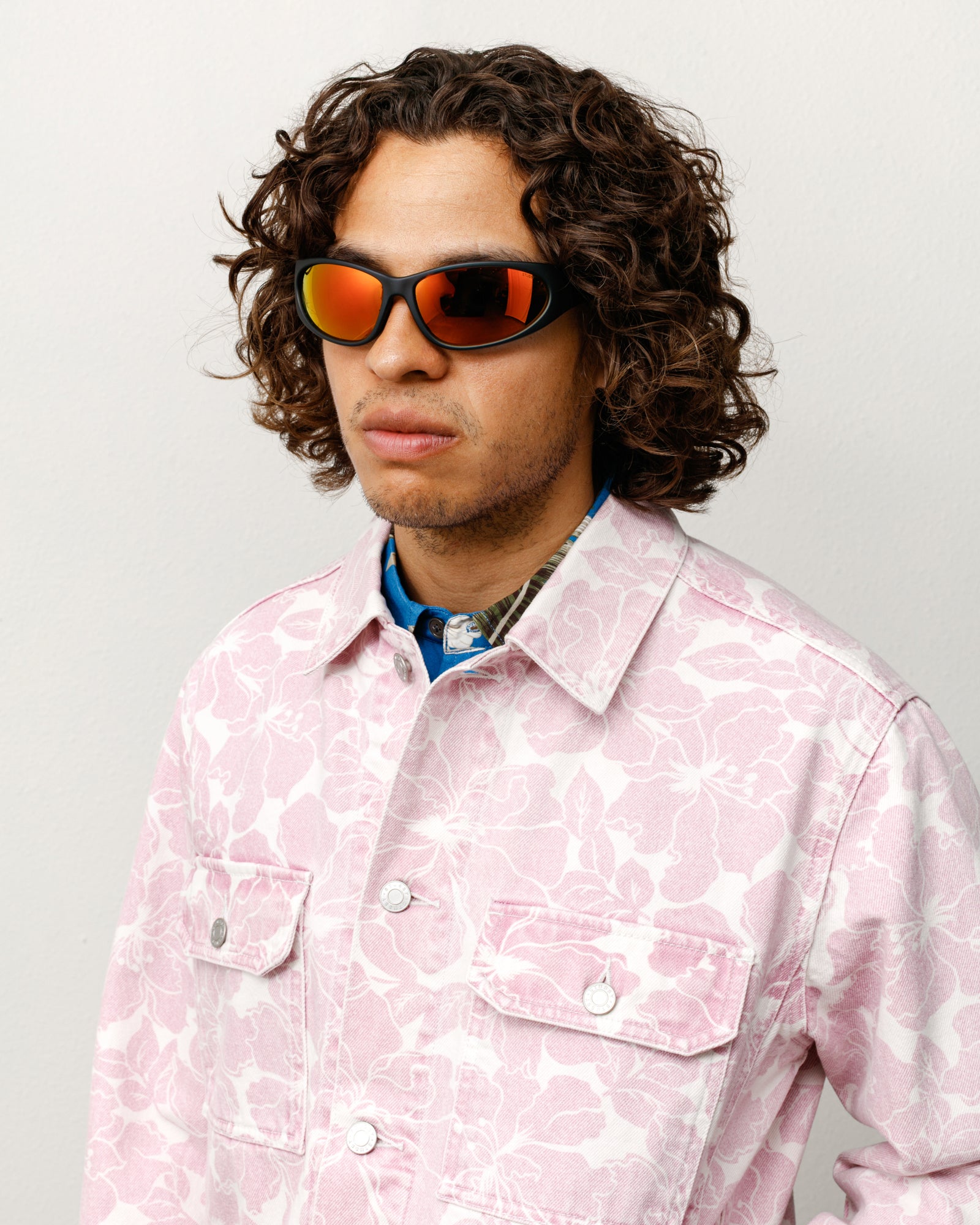 Stussy Adrian Sunglasses occhiali Frost Black polarizzati