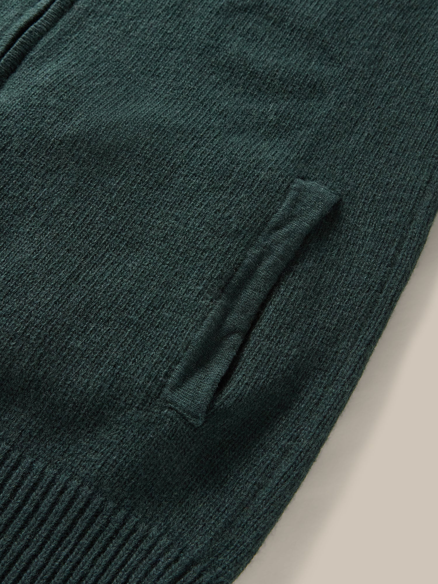 Robert Talbott Graham Maglione Uomo Zip Cashmere Verde