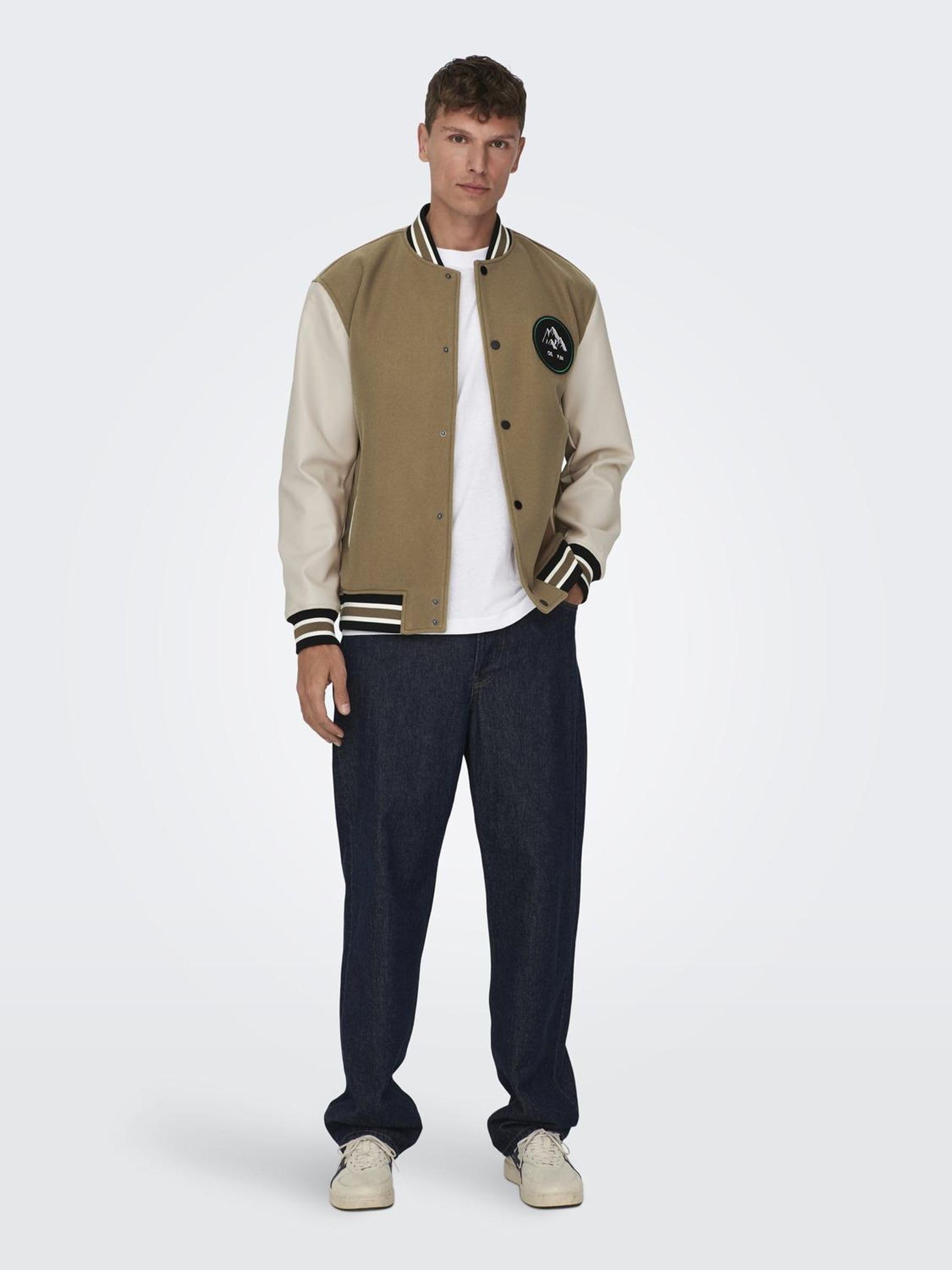 Only & Sons Onsjason bomber jacket giacca uomo college