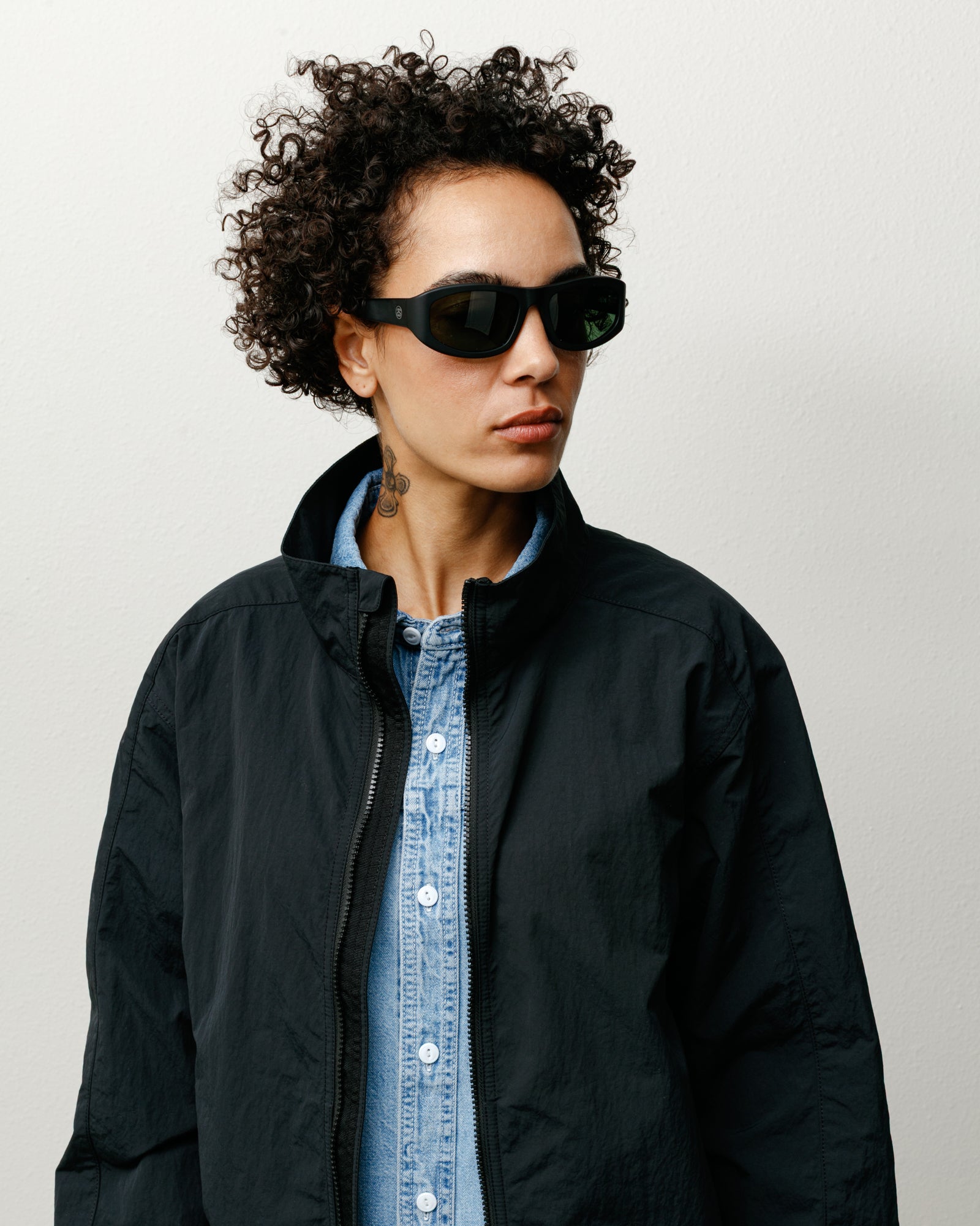 Stussy Landon Sunglasses occhiali nero verde taglia unica