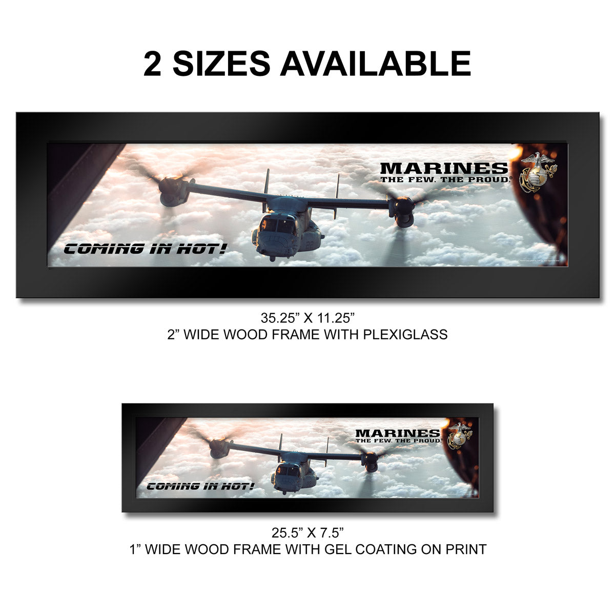 7.62 Design Coming In Hot Quadro Marines 64x19 cm