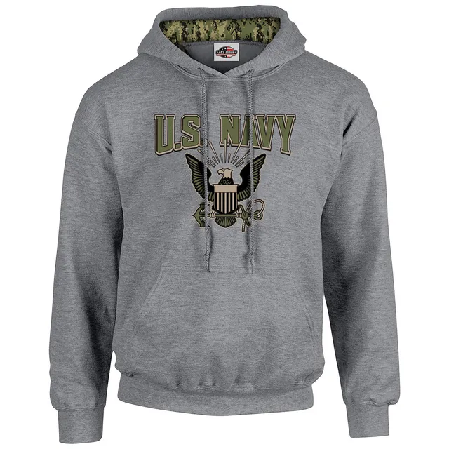 7.62 Design US Navy Type III Felpa uomo grigio melange