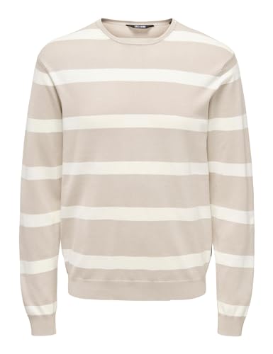 Only & Sons Maglione Uomo Girocollo Navy Scuro L