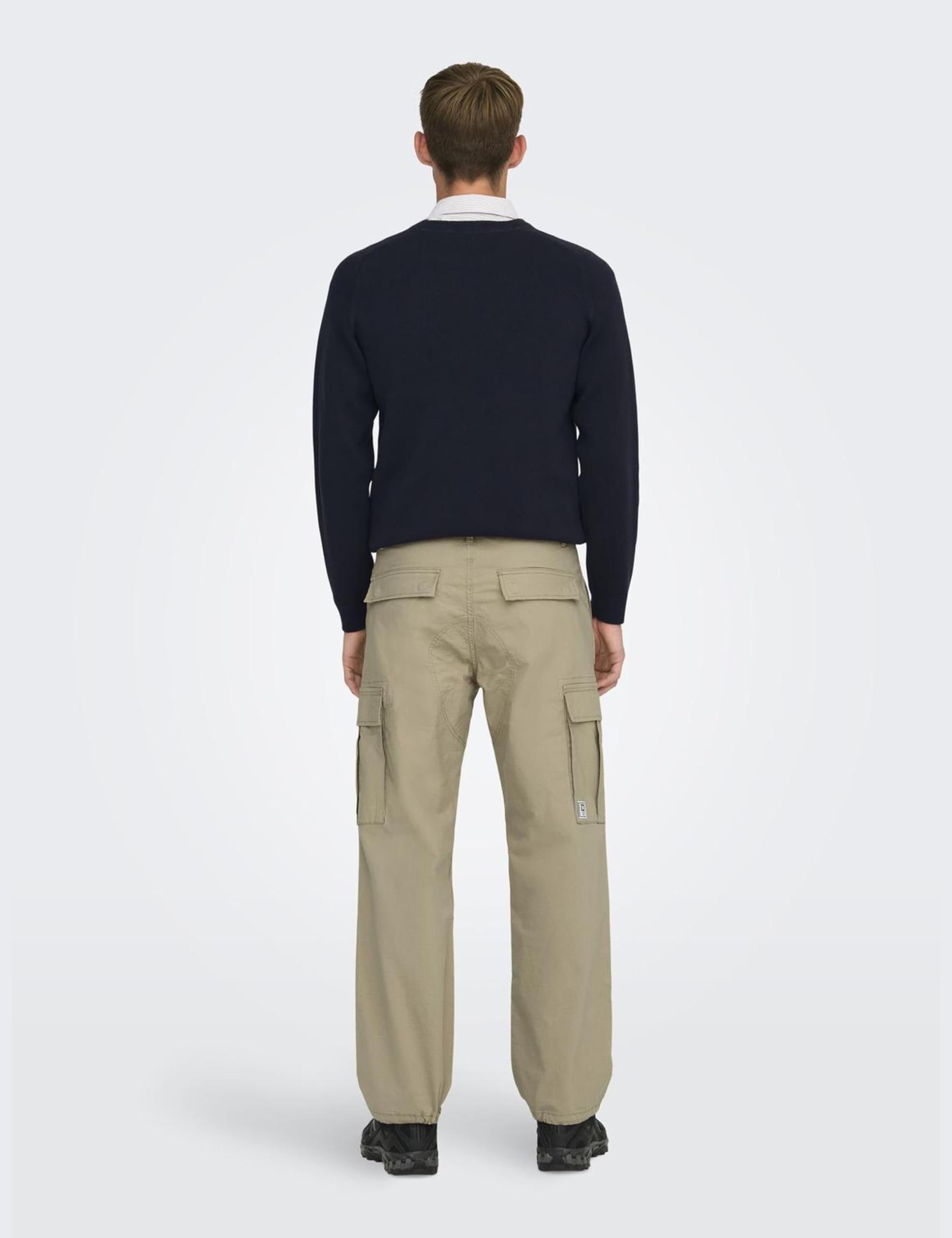 ONLY & SONS Onsray Cargo Pantaloni Cincillà 27W/32L