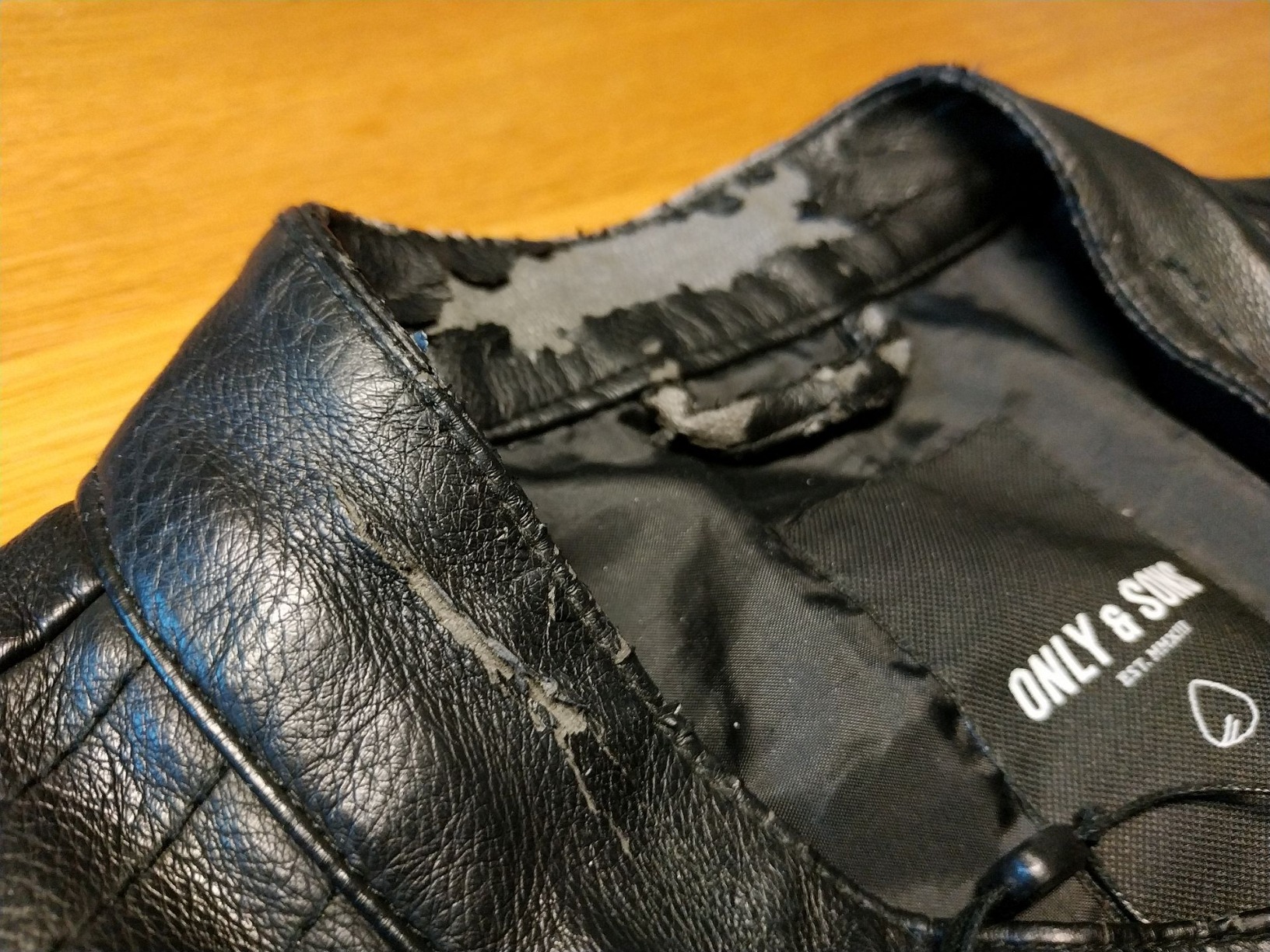 ONLY & SONS Onsal Pu Giacca Ecopelle Nero Trapuntata
