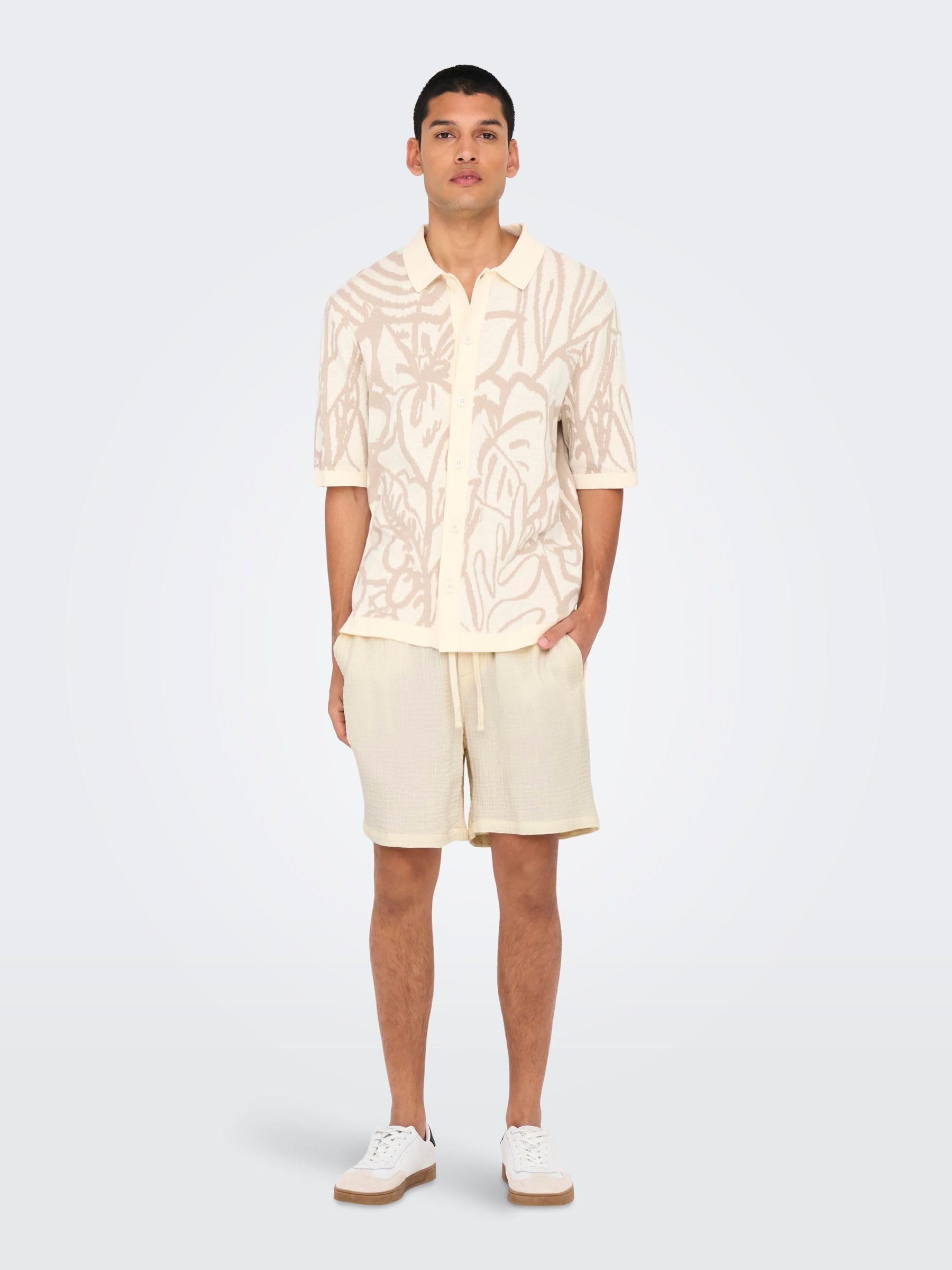 ONLY & SONS Onstel-PAS 0158 Pantaloncini Uomo L Corti