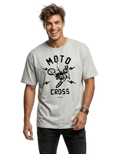 Makaya Moto Cross Enduro T-Shirt Uomo Cotone L