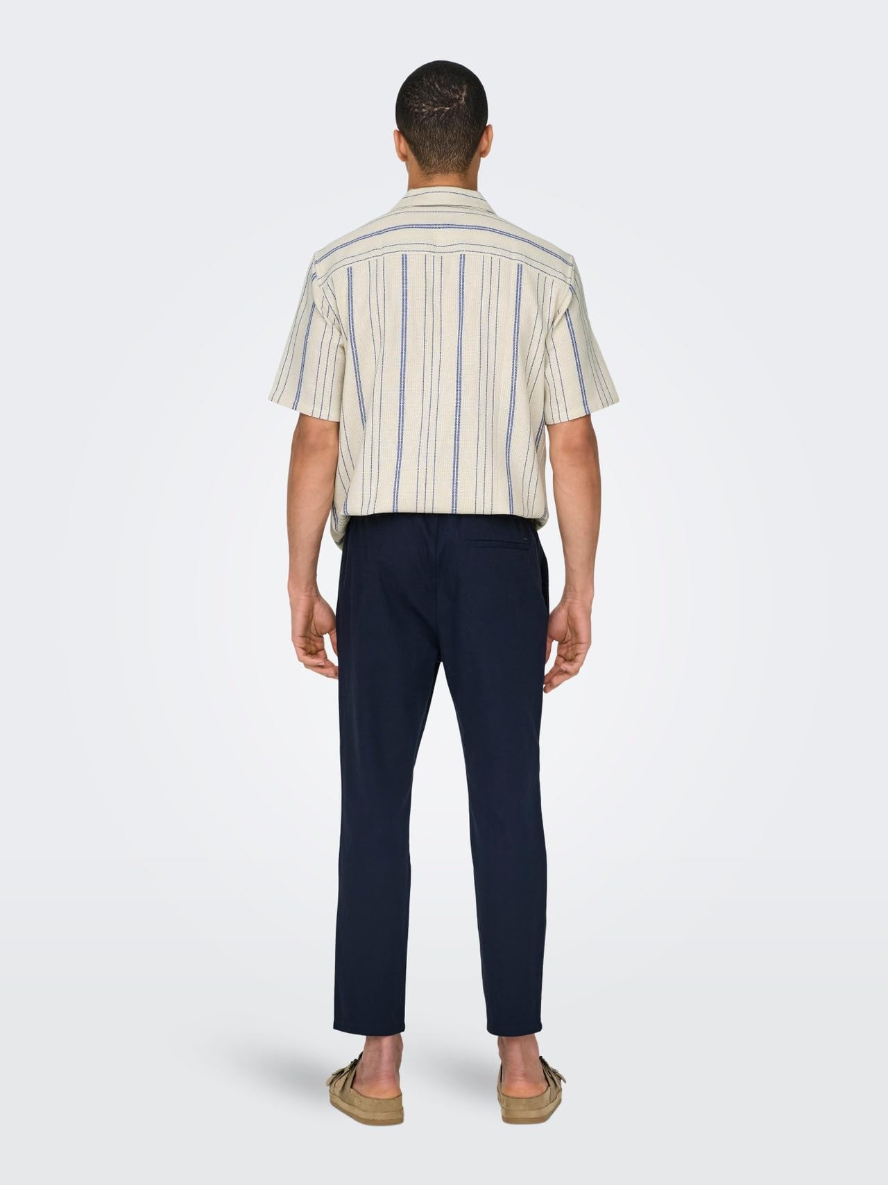 Only & Sons Onslinus tapered pantaloni joggers Nero
