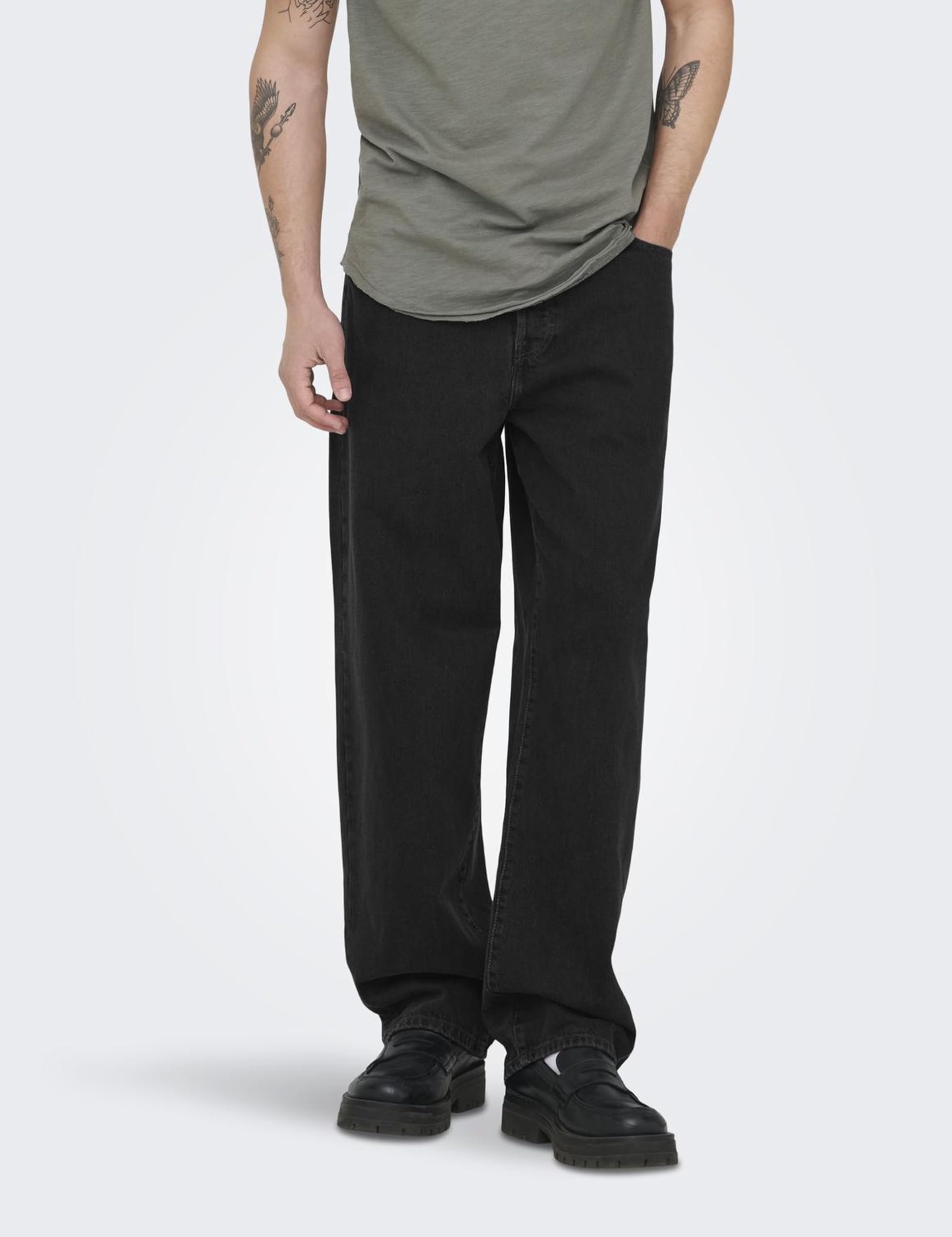 Only & Sons Jeans Loose Nero Denim 34W/32L