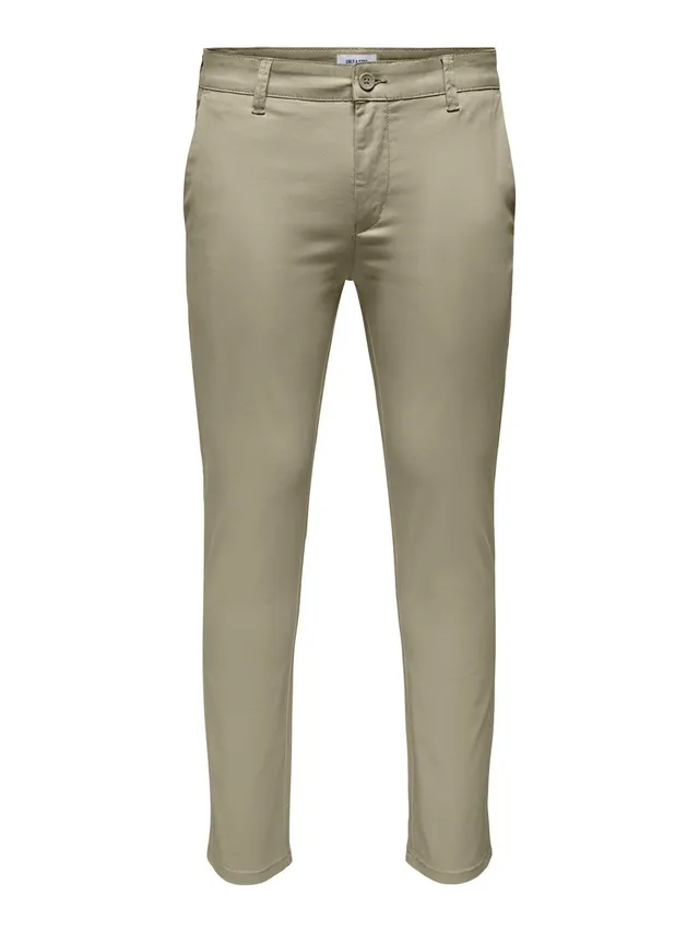Only & Sons Onsmark Pete Slim Chino pantaloni uomo nero