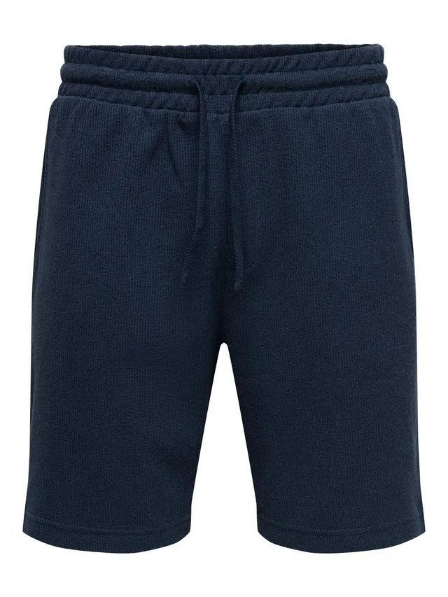 Only & Sons OnsKosta Vita Alta Regular Fit Shorts Uomo Blu