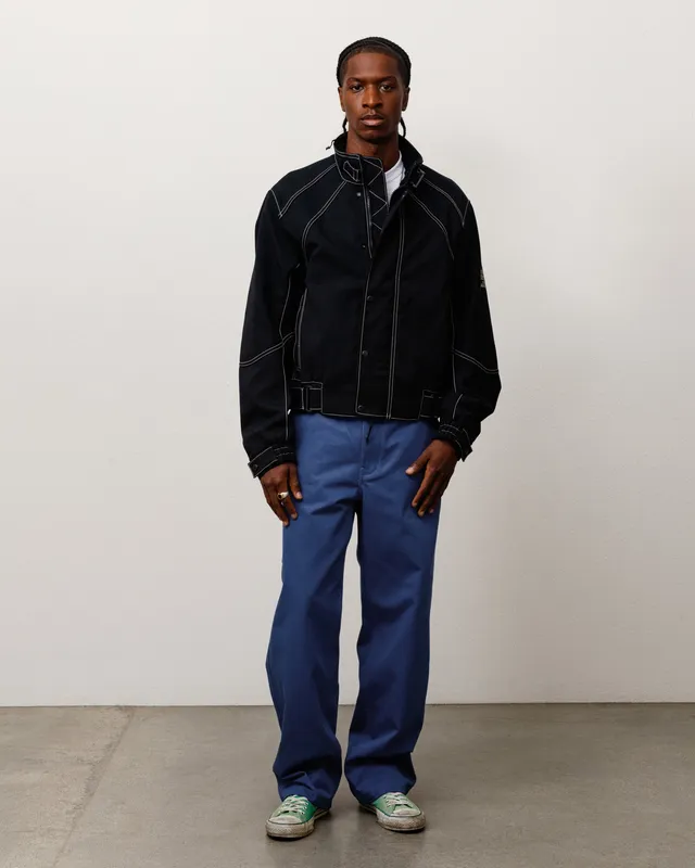 Stussy Touring Jacket giacca nylon nero taglie XS-XXL