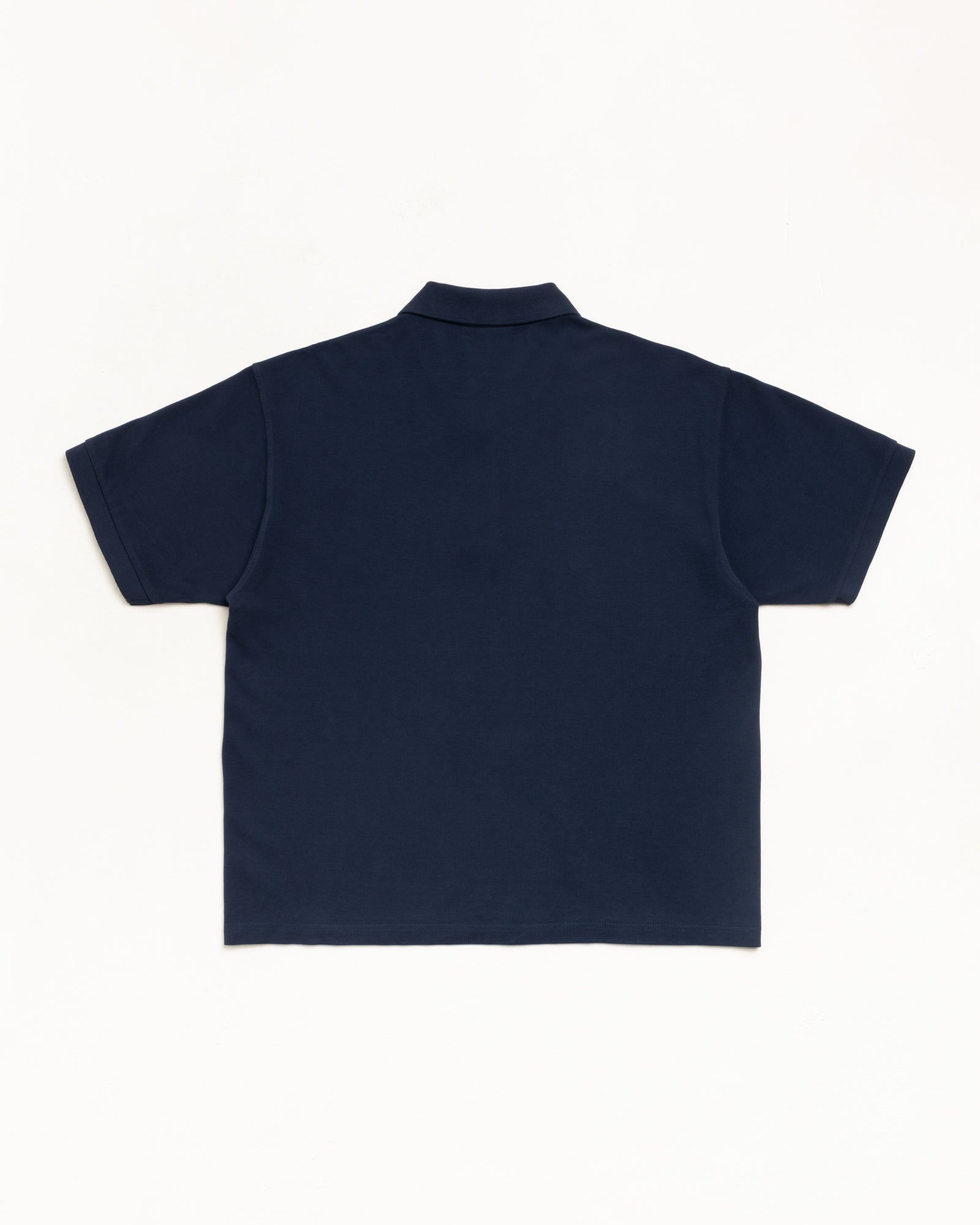 Stussy Classic Pique Polo navy cotone uomo
